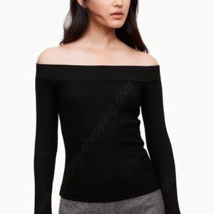Aritzia Freman Off the Shoulder Long-sleeve top